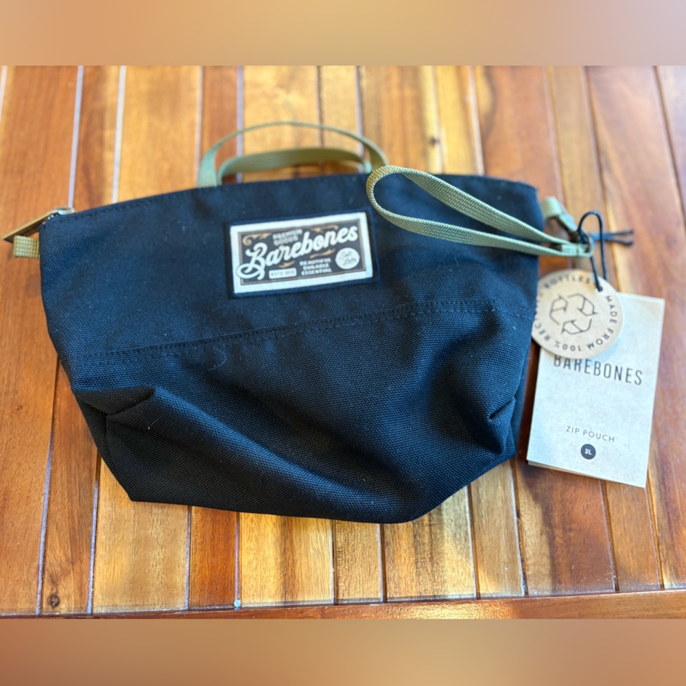 Barebones Modeer Zip Pouch 3L NWT Recycled Material
